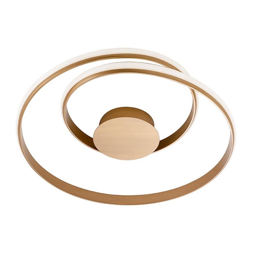 Redo 01-1792 - LED stropna svjetiljka s prigušivanjem TORSION LED/30W/230V pr. 55 cm brončana