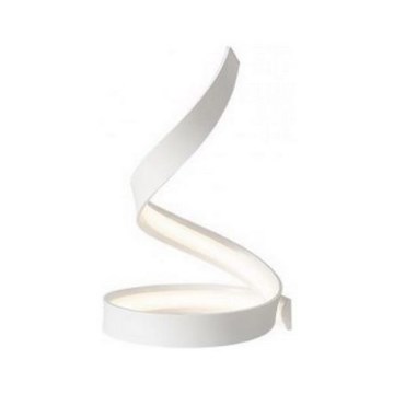 Redo 01-1815 - LED stolna lampa TORSION, LED/11W/230V, bijela