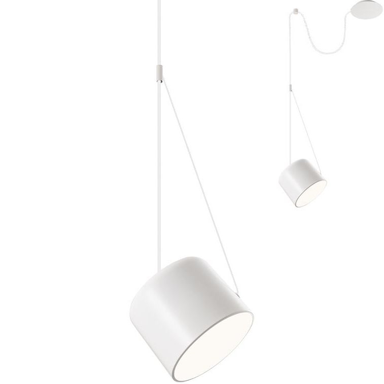 Redo 01-1823 - Luster na sajli DODO 1xE27/15W/230V pauk bijela