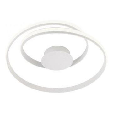 Redo 01-1886 - Prigušivo LED stropno svjetlo TORSION LED/29W/230V Ø 55 cm bijela