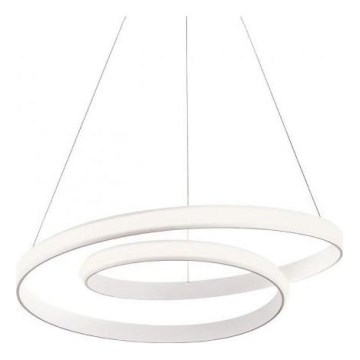 Redo 01-1888 - LED luster s mogućnošću prigušivanja na sajli TORSION LED/29W/230V, promjer 55 cm, bijela
