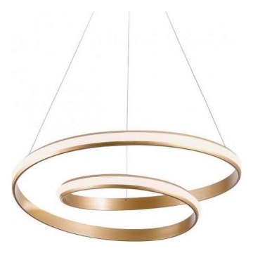 Redo 01-1889 - LED luster na sajli s mogućnošću prigušivanja TORSION LED/29W/230V 4000K promjer 55 cm u boji bronce
