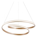 Redo 01-1891 - LED luster s mogućnošću prigušivanja na sajli TORSION LED/35W/230V 4000K Ø 75 cm brončana