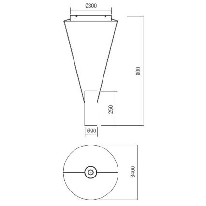Redo 01-1970 - LED Prigušivi luster na sajli ESSENCE LED/24W/230V CRI 90 3000K bijela