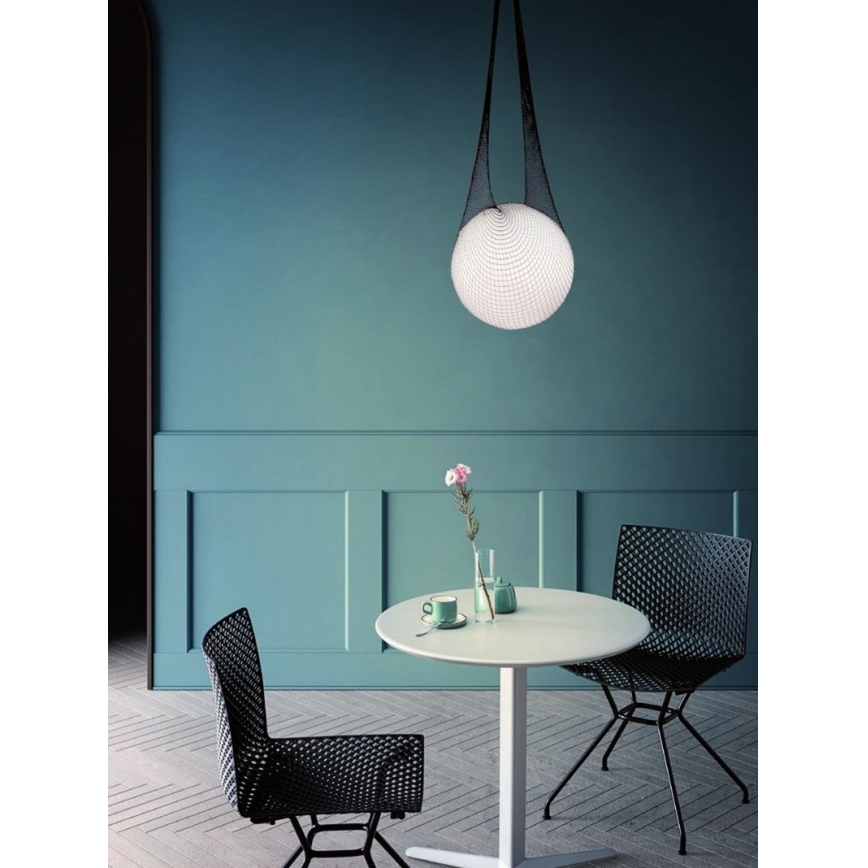 Redo 01-1974 - LED luster na sajli ALLURIA 1xE27/10W/230V Ø 40 cm