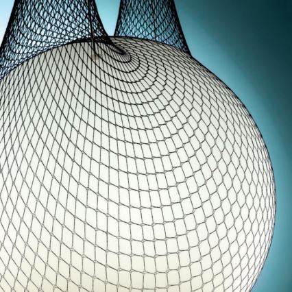 Redo 01-1974 - LED luster na sajli ALLURIA 1xE27/10W/230V Ø 40 cm