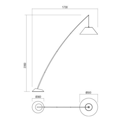 Redo 01-1988 - Podna lampa FISHER 1xE27/42W/230V bijela
