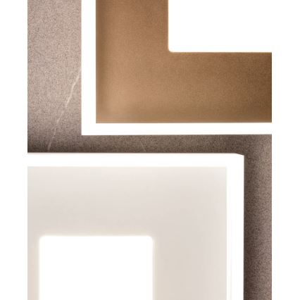 Redo 01-1998 - LED stropna svjetiljka MAYA s mogućnošću prigušivanja LED/42W/230V 42,5x42,5 cm zlatna