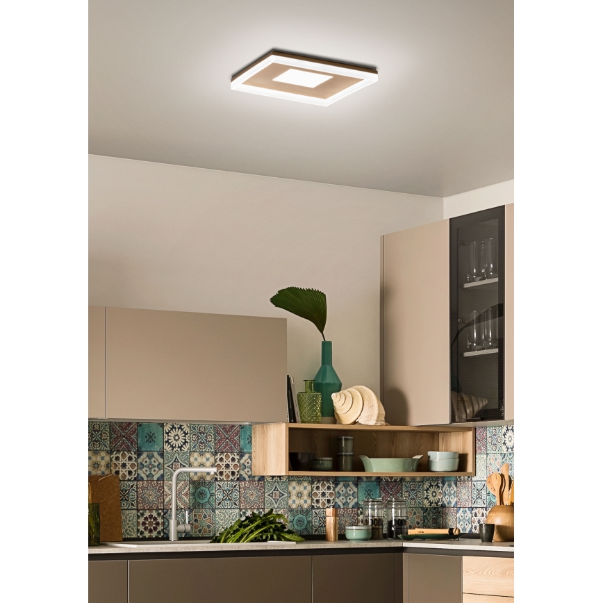 Redo 01-2000 - Prigušivo LED stropno svjetlo MAYA LED/55W/230V 51x51 cm zlatno