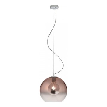 Redo 01-2076 - Luster na sajli BOWL 1xE27/42W/230V pr. 30 cm bakar
