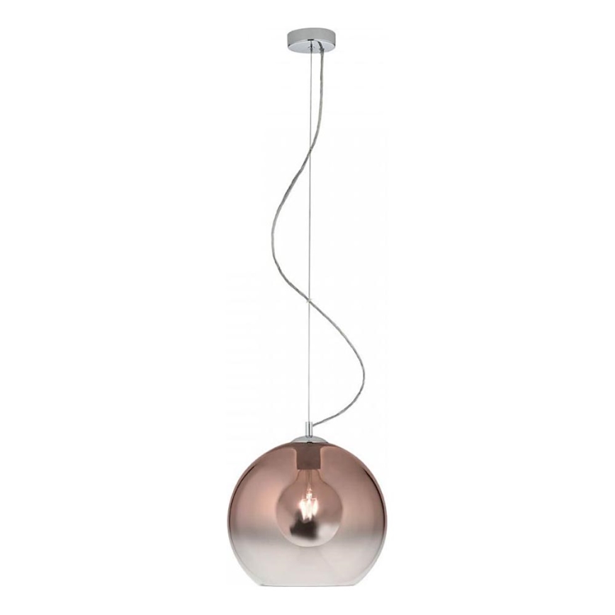 Redo 01-2076 - Luster na sajli BOWL 1xE27/42W/230V pr. 30 cm bakar