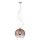 Redo 01-2076 - Luster na sajli BOWL 1xE27/42W/230V pr. 30 cm bakar