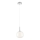 Redo 01-2081 - Luster na sajli KIWI 1xG9/40W/230V Ø 12 cm sjajni krom/bijela