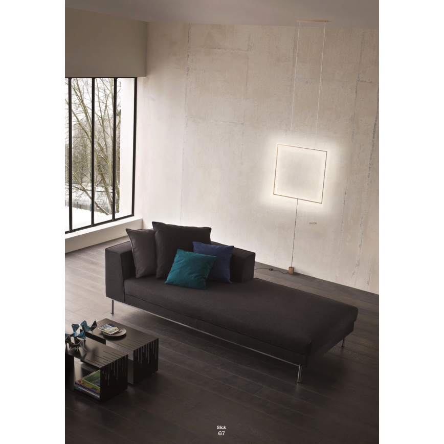 Redo 01-2134 - LED Stajaća lampa SLICK LED/28W/230V crna