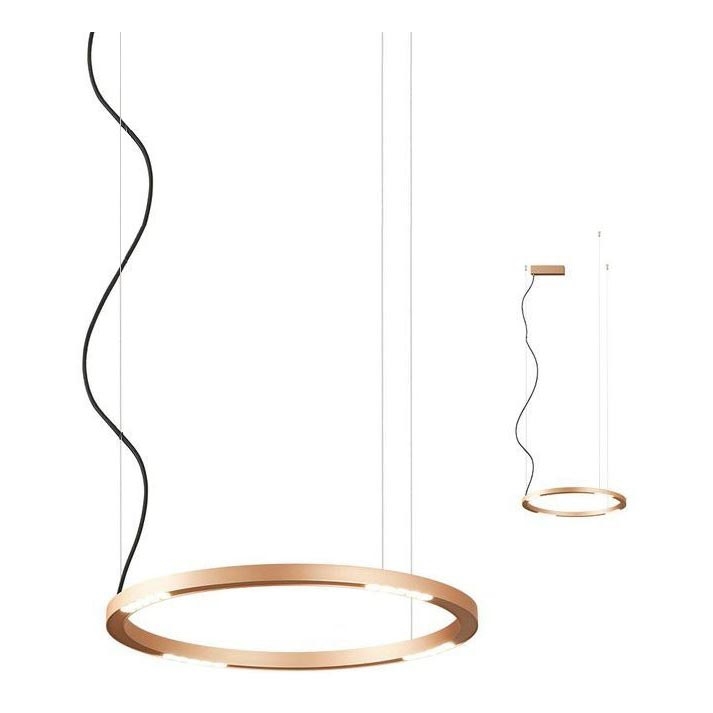 Redo 01-2203 - LED Luster na sajli UNION LED/34W/230V CRI 90 3000K pr. 60 cm zlatna