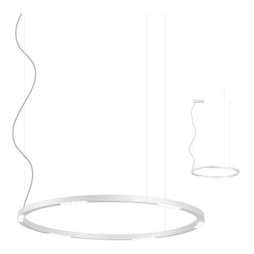 Redo 01-2205 - LED Luster na sajli UNION LED/50W/230V CRI 90 3000K pr. 90 cm bijela