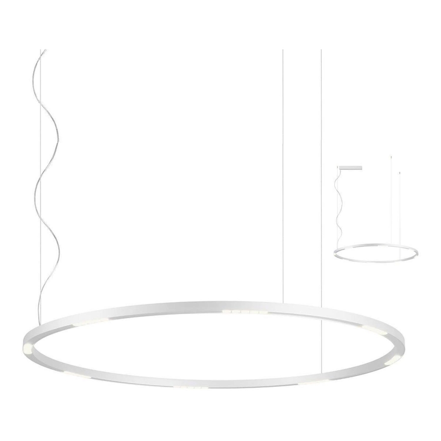 Redo 01-2208 - LED Luster na sajli UNION LED/68W/230V CRI 90 3000K pr. 120 cm bijela