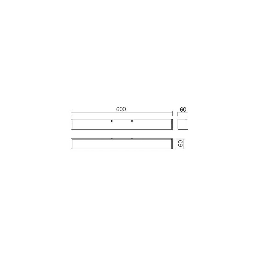 Redo 01-2327 - LED Rasvjeta za ogledalo u kupaonici THELA LED/17W/230V 60 cm CRI 90 IP44