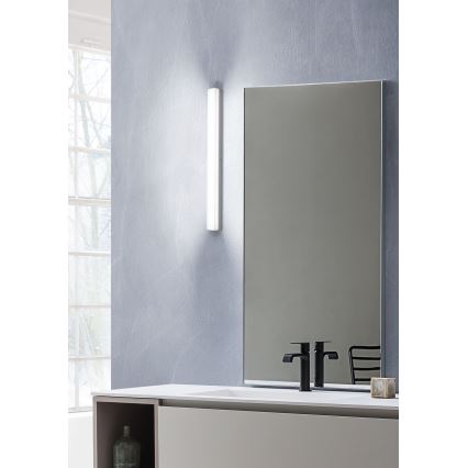 Redo 01-2331 - LED kupaonsko osvijetljeno ogledalo TASK LED/24W/230V 120 cm CRI 90 IP44 sjajni krom
