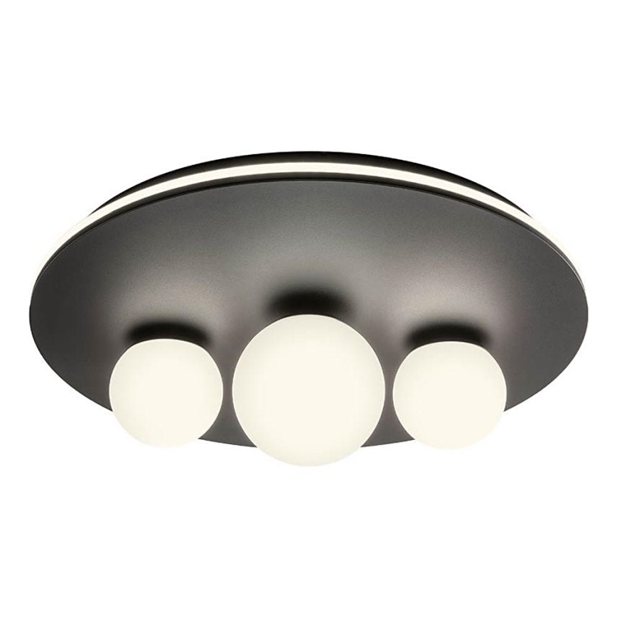 Redo 01-2466 - LED stropno svjetlo CORUM LED/48W/230V 3000K CRI 90 crna