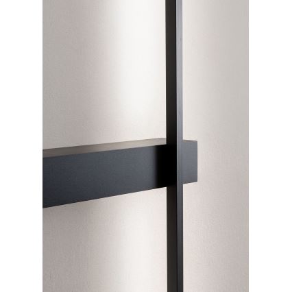 Redo 01-2480 - LED zidna svjetiljka TANGENT LED/14W/230V 3000K 125,4 cm crna