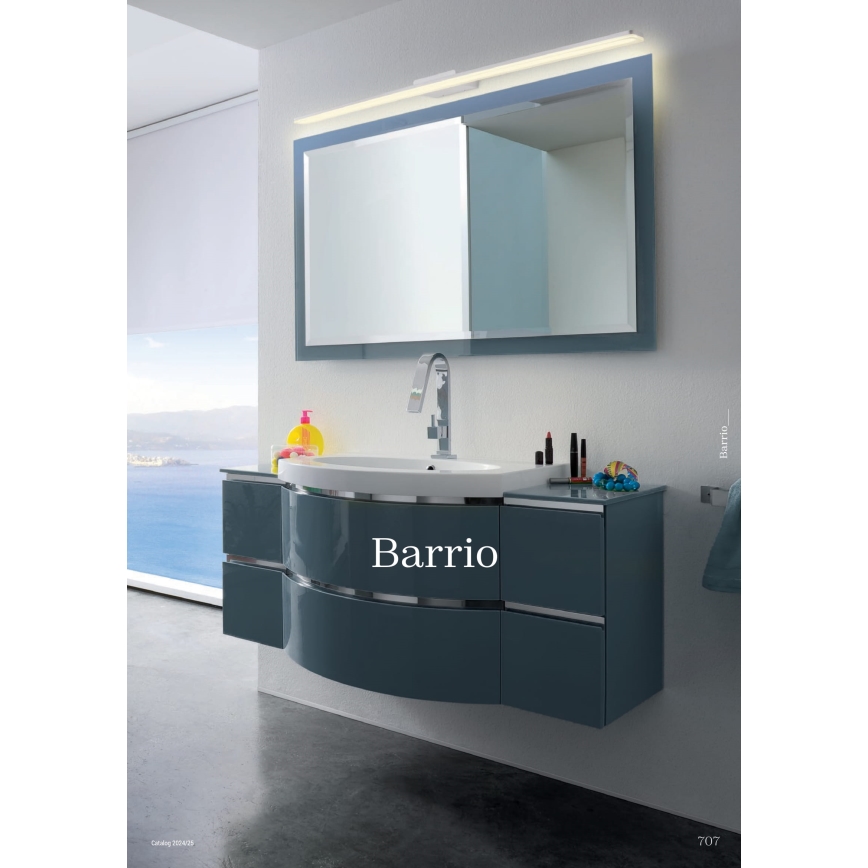 Redo 01-2511 - LED Rasvjeta za ogledalo u kupaonici BARRIO LED/34,32W/230V 120 cm CRI 90 IP44 bijela