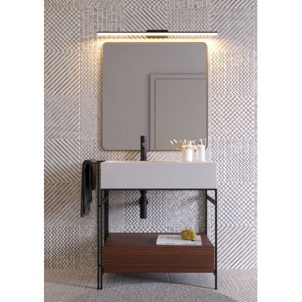 Redo 01-2512 - LED Rasvjeta za ogledalo u kupaonici BARRIO LED/34,32W/230V 120 cm CRI 90 IP44 crna