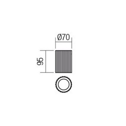 Redo 01-2554 - Spot svjetiljka DELPHI 1xGU10/7W/230V Ø 7 cm bijela