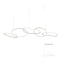 Redo 01-2597 - LED dimabilni luster na užetu BIAS LED/108,6W/230V CRI 90 3000K bijela
