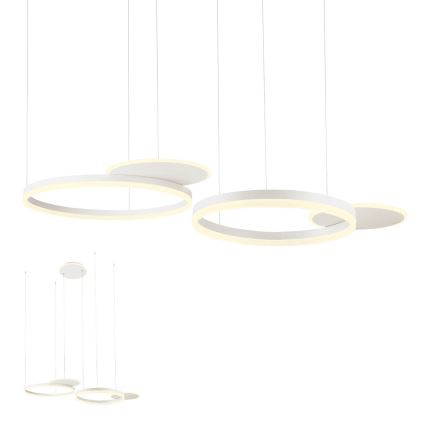 Redo 01-2608 - LED luster na sajli s mogućnošću prigušivanja SIGUA LED/114W/230V CRI 90 bijela