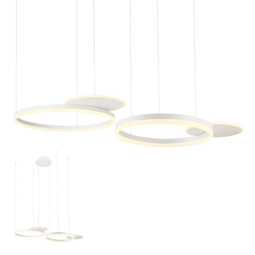 Redo 01-2608 - LED luster na sajli s mogućnošću prigušivanja SIGUA LED/114W/230V CRI 90 bijela