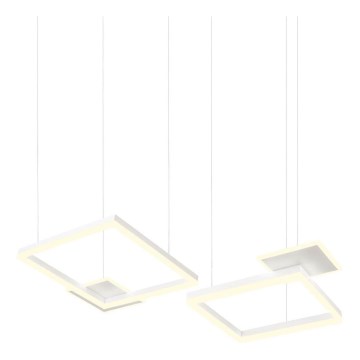 Redo 01-2611 - LED luster na sajli SIGUA s mogućnošću prigušivanja LED/110W/230V CRI 90 bijela