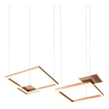 Redo 01-2613 - LED luster s mogućnošću prigušivanja na sajli SIGUA LED/110W/230V CRI 90 smeđi