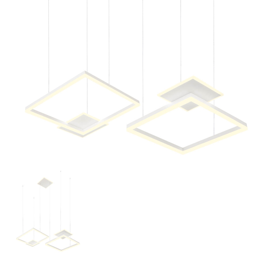 Redo 01-2614 - Prigušivi LED viseći luster na sajli SIGUA LED/137W/230V CRI 90, bijela