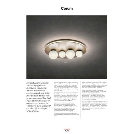 Redo 01-2657 - LED stropno svjetlo CORUM LED/48W/230V 3000K CRI 90 bijela