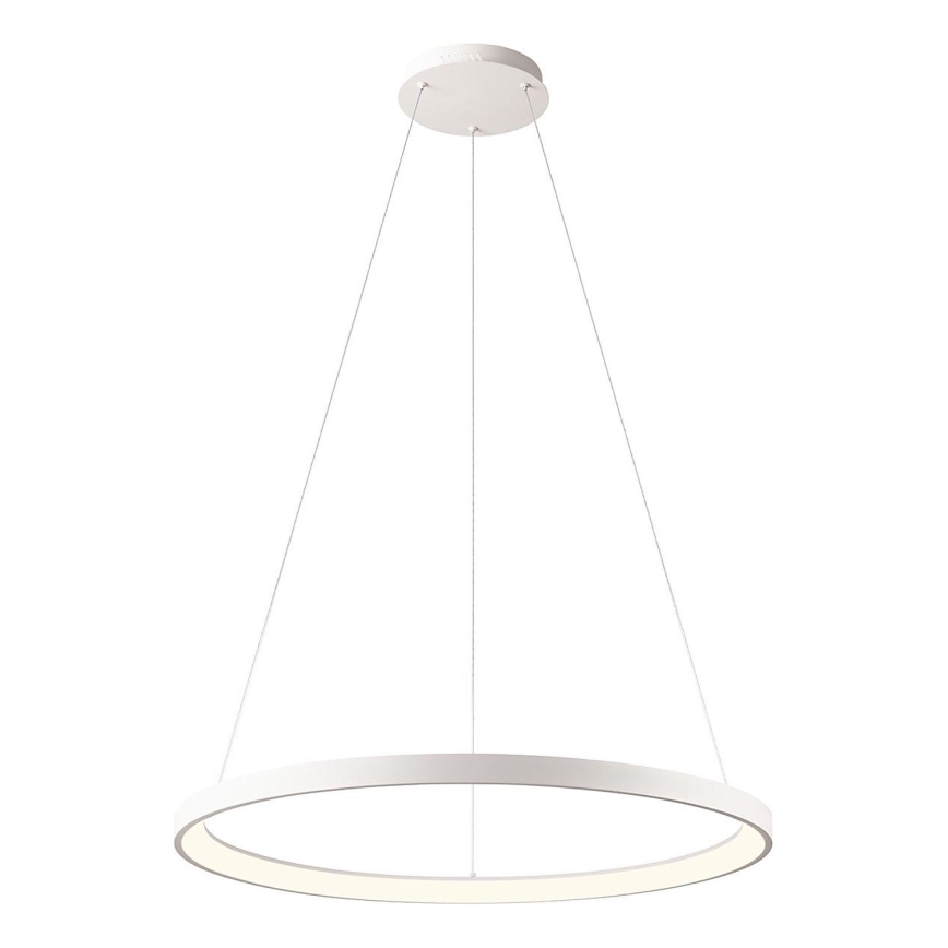 Redo 01-2675 - LED luster s mogućnošću prigušivanja na sajli ICONIC LED/60W/230V, Ø 78 cm, bijela