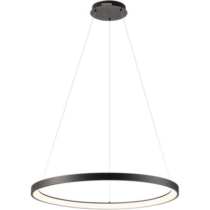 Redo 01-2677 - LED Prigušivi luster na sajli ICONIC LED/60W/230V pr. 78 cm crna