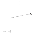 Redo 01-2695 - LED Dimabilna podna lampa PICAS LED/12W/230V crna