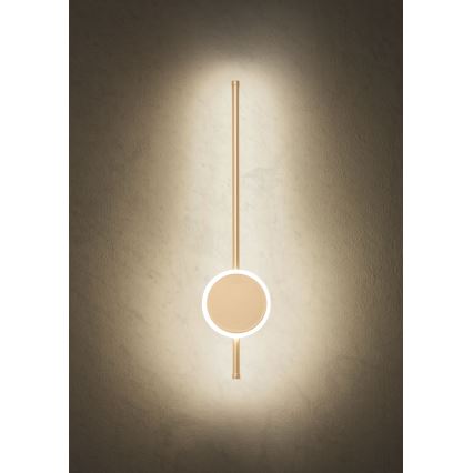 Redo 01-2700 - LED Zidna svjetiljka DIAZ LED/18W/230V CRI 90 zlatna