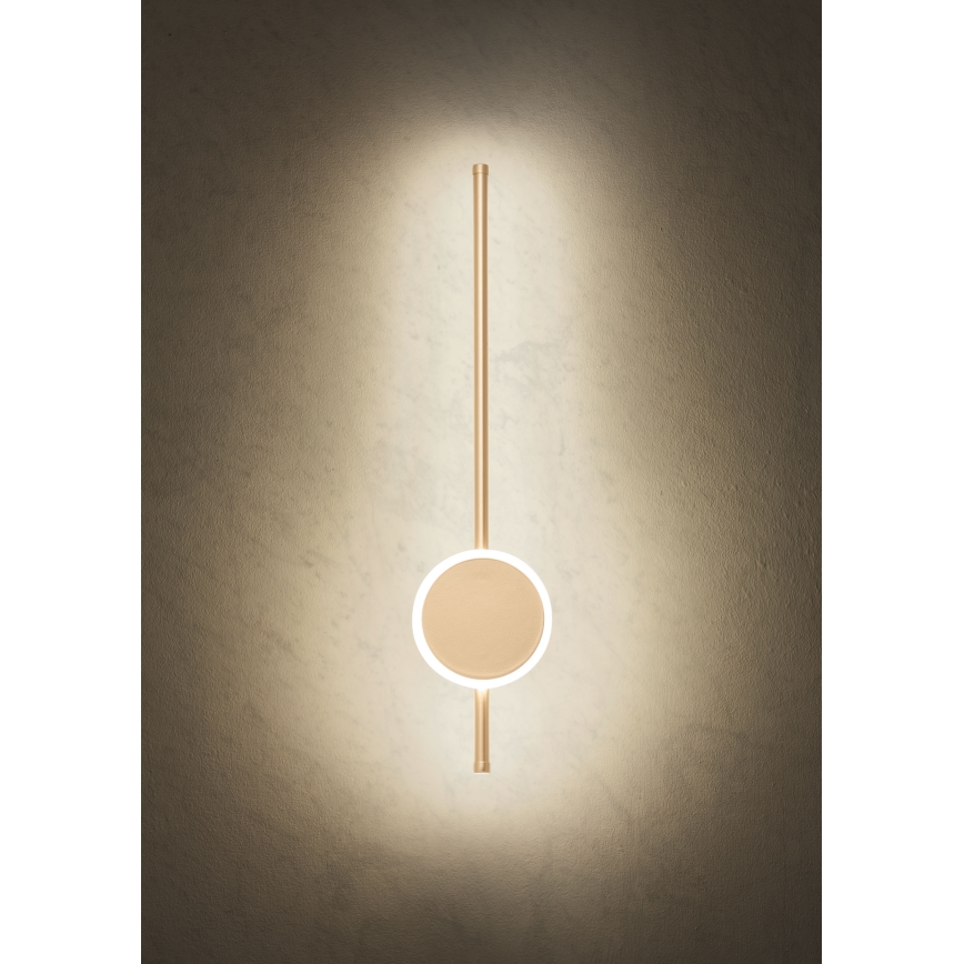 Redo 01-2700 - LED Zidna svjetiljka DIAZ LED/18W/230V CRI 90 zlatna