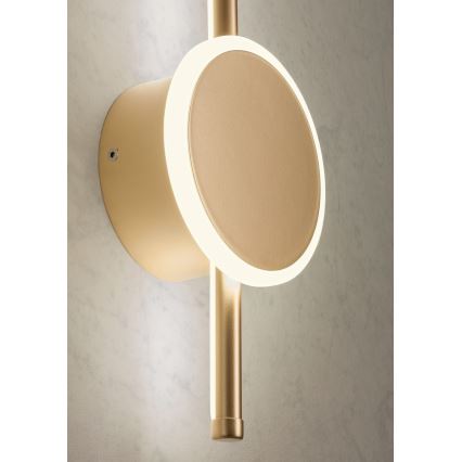 Redo 01-2700 - LED Zidna svjetiljka DIAZ LED/18W/230V CRI 90 zlatna