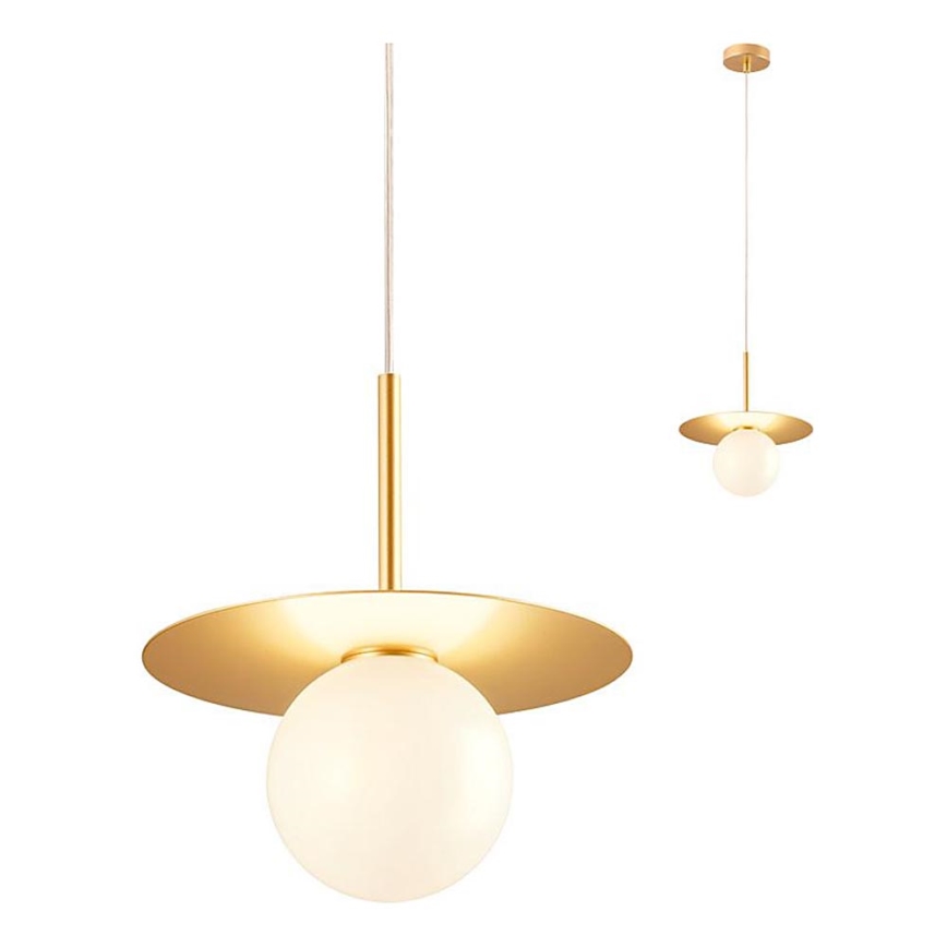 Redo 01-2727 - Luster na sajli PLATO 1xG9/10W/230V pr. 20 cm zlatna