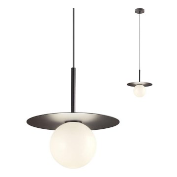 Redo 01-2728 - Luster na sajli PLATO 1xG9/10W/230V pr. 20 cm crna