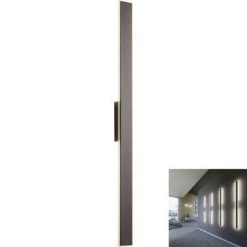 Redo 01-2769 - LED Zidna svjetiljka WAPI LED/23W/230V 90,5 cm crna