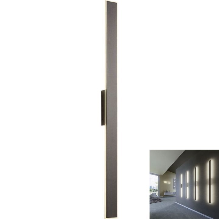 Redo 01-2769 - LED Zidna svjetiljka WAPI LED/23W/230V 90,5 cm crna