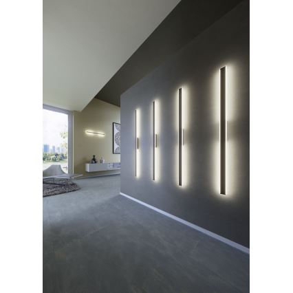 Redo 01-2769 - LED Zidna svjetiljka WAPI LED/23W/230V 90,5 cm crna
