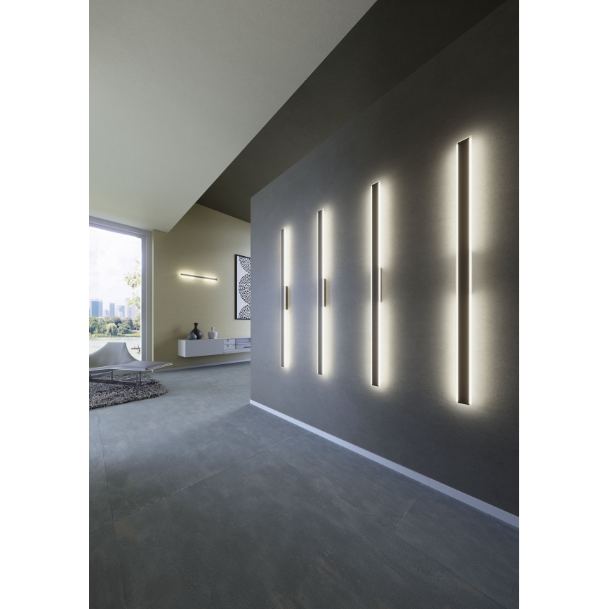 Redo 01-2769 - LED Zidna svjetiljka WAPI LED/23W/230V 90,5 cm crna
