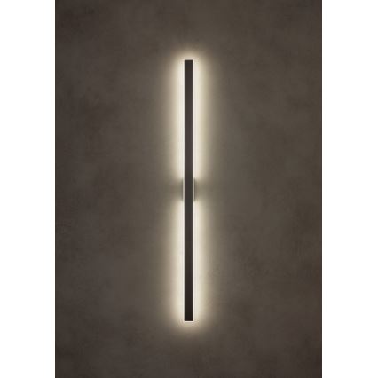Redo 01-2769 - LED Zidna svjetiljka WAPI LED/23W/230V 90,5 cm crna