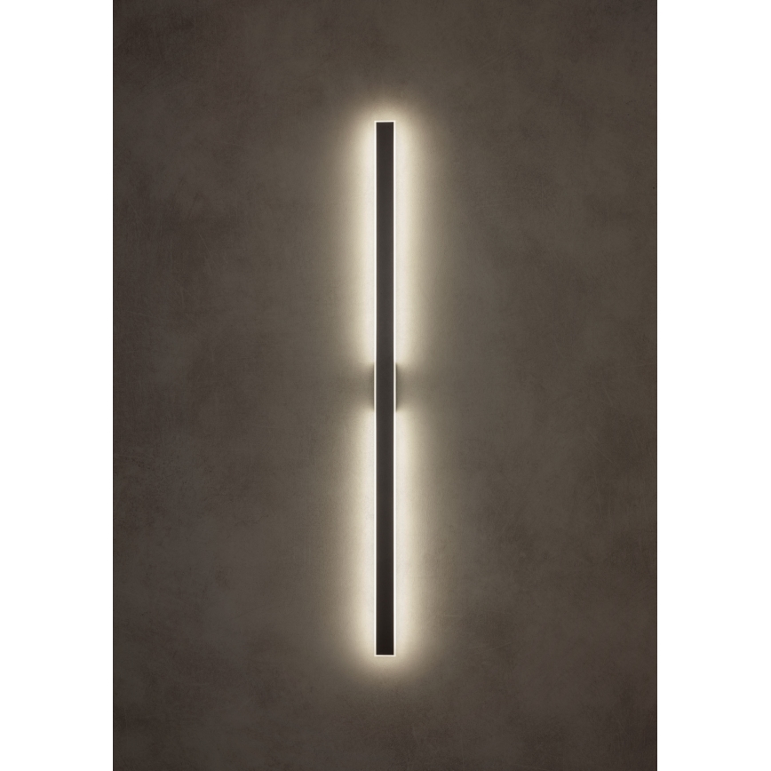Redo 01-2769 - LED Zidna svjetiljka WAPI LED/23W/230V 90,5 cm crna
