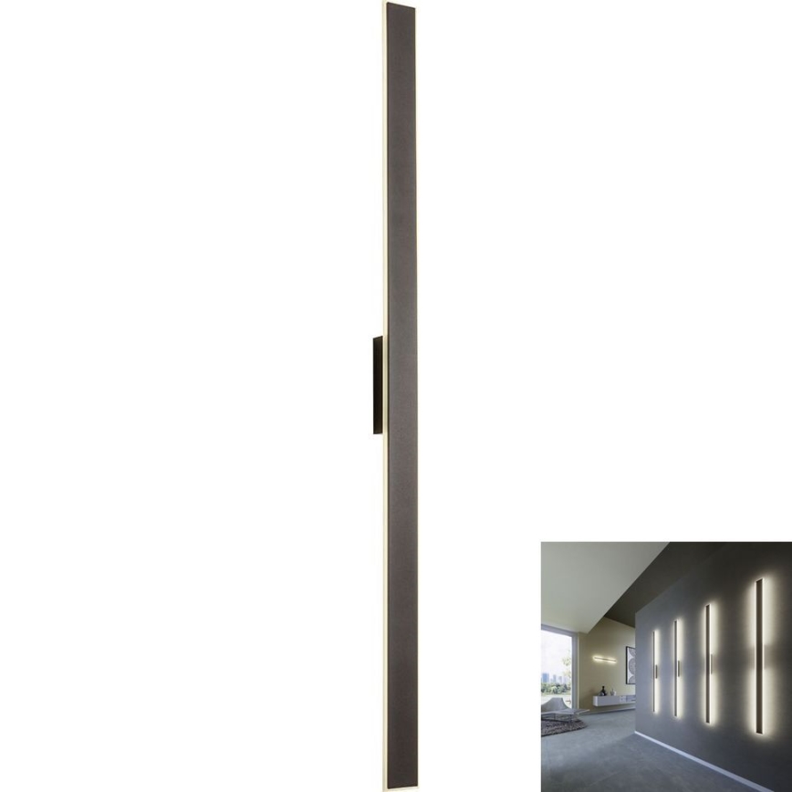 Redo 01-2771 - LED Zidna svjetiljka WAPI LED/30W/230V 119 cm crna